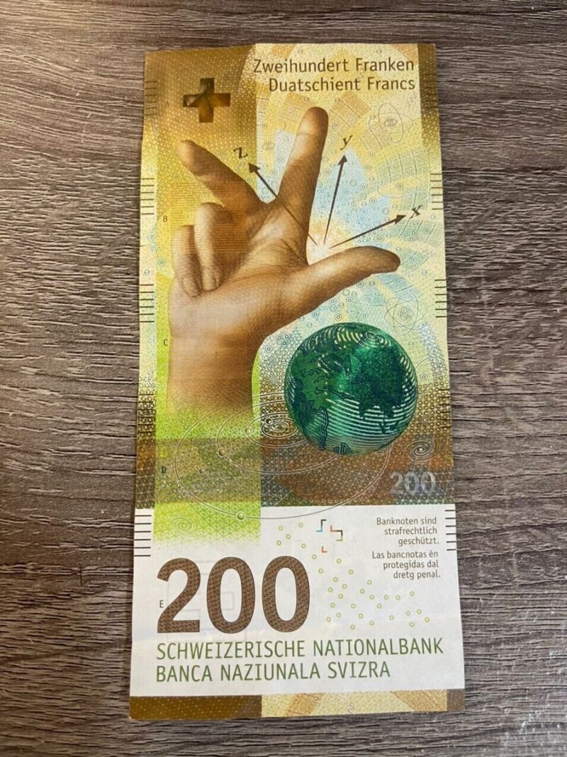 200 Swiss Francs Note - Image 4